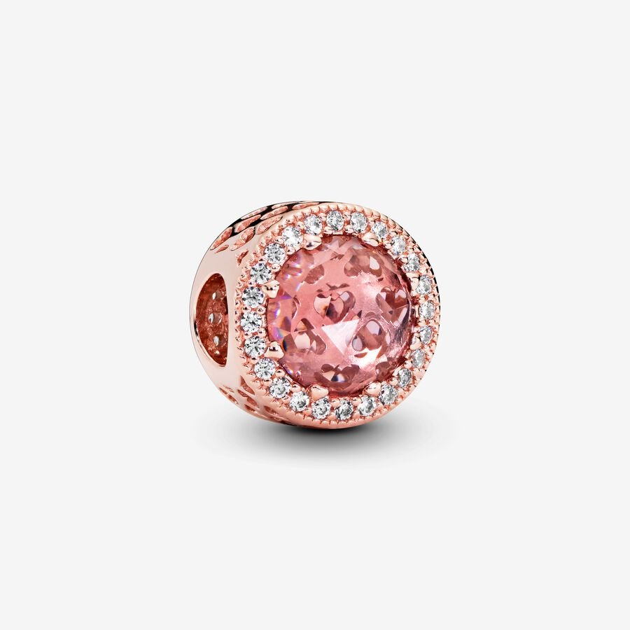 Pandora Sparkling Blush Pink Charm – Fifth Avenue Jewellers