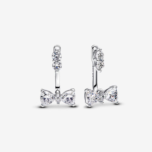 Pandora Sparkling Bow Drop Earrings - Fifth Avenue Jewellers