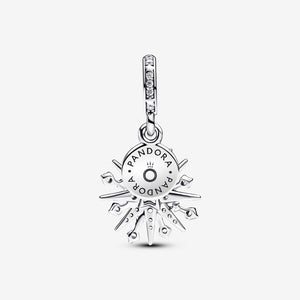 Pandora Sparkling Firework Double Dangle Charm - Fifth Avenue Jewellers