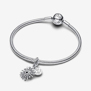 Pandora Sparkling Firework Double Dangle Charm - Fifth Avenue Jewellers