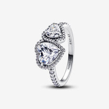 Load image into Gallery viewer, Pandora Sparkling Halo Hearts Ring - Fifth Avenue Jewellers
