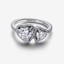 Load image into Gallery viewer, Pandora Sparkling Halo Hearts Ring - Fifth Avenue Jewellers
