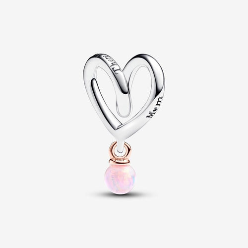 Pandora Two-tone Wrapped Heart Charm - Fifth Avenue Jewellers