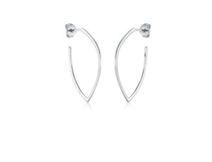 Pointed Hoop Stud Earrings - Fifth Avenue Jewellers