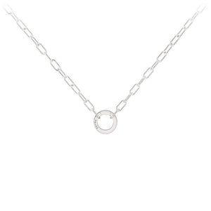 Pyrrha Small Paperclip Chain with Talisman Clip - Fifth Avenue Jewellers