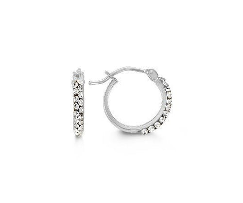 Sparkling CZ Hoops - Fifth Avenue Jewellers