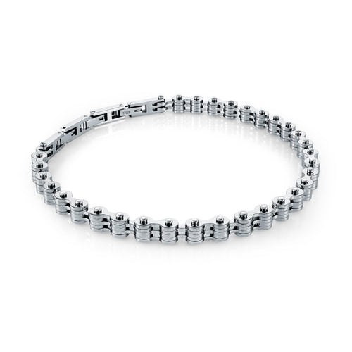 Stainless Steel Bike Link Chain Bracelet - Fifth Avenue Jewellers