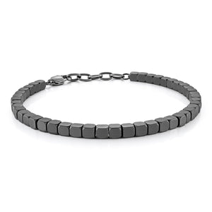 Stainless Steel Cubic Bracelet - Fifth Avenue Jewellers