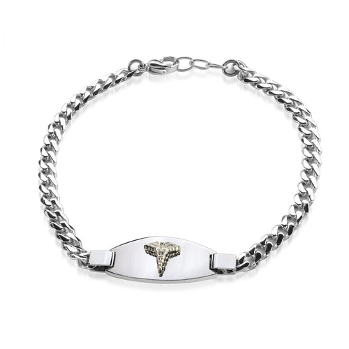 Stainless Steel Medic Alert Bracelet - Fifth Avenue Jewellers