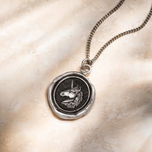 Load image into Gallery viewer, Close up of Unicorn Talisman
