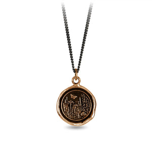Wild at Heart bronze talisman