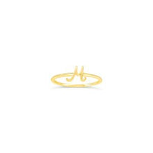 Load image into Gallery viewer, Yellow Gold Initial Rings - Fifth Avenue Jewellers
