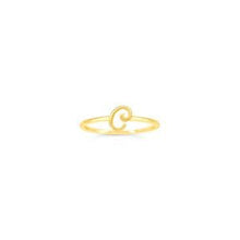 Load image into Gallery viewer, Yellow Gold Initial Rings - Fifth Avenue Jewellers
