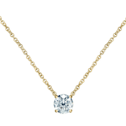 1.2ct Diamond Solitaire Necklace Fifth Avenue Jewellers
