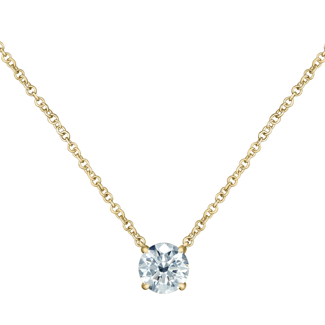 1.2ct Diamond Solitaire Necklace Fifth Avenue Jewellers