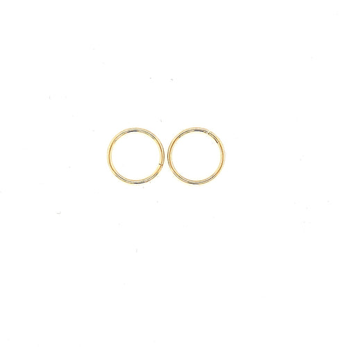 12MM Yellow Gold Sleepers Fifth Avenue Jewellers