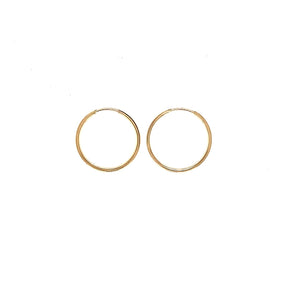 18MM Squared Yellow Gold Sleepers