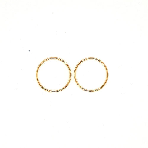 18MM Yellow Gold Sleepers Fifth Avenue Jewellers