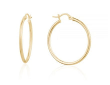 Load image into Gallery viewer, 40mm Polished Hoops - Fifth Avenue Jewellers
