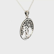 Load and play video in Gallery viewer, Keith Jack Sterling Silver Tree Of Life Pendant
