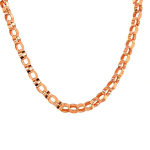 Bella Bliss Rose Gold Diamond Cut Cable Chain
