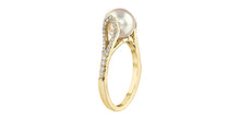 Load image into Gallery viewer, Diamond &amp; Pearl Ring
