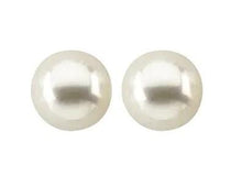 Load image into Gallery viewer, Akoya Cultured Pearl Studs in Yellow Gold 7mm - Fifth Avenue Jewellers

