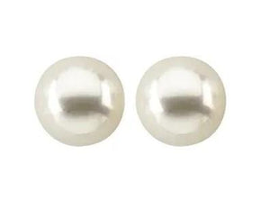 Akoya Cultured Pearl Studs in Yellow Gold 7mm - Fifth Avenue Jewellers