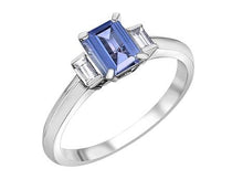 Load image into Gallery viewer, Art Deco Inspired Tanzanite Ring - Fifth Avenue Jewellers
