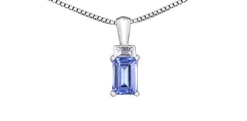 Art Deco Tanzanite And Diamond Necklace - Fifth Avenue Jewellers