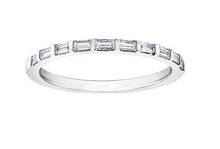 Load image into Gallery viewer, Baguette Diamond Band in White Gold - Fifth Avenue Jewellers
