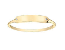 Load image into Gallery viewer, Bar Ring With Diamond Accents - Fifth Avenue Jewellers
