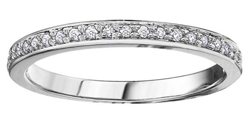 Bead Set Diamond Band - Fifth Avenue Jewellers