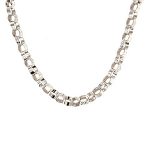 Load image into Gallery viewer, Bella Bliss Diamond Cut Cable Chain In White Gold - Fifth Avenue Jewellers
