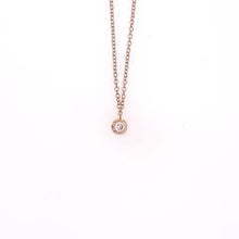 Load image into Gallery viewer, Bella Bloom CZ Sparkle Solitaire Necklace - Fifth Avenue Jewellers
