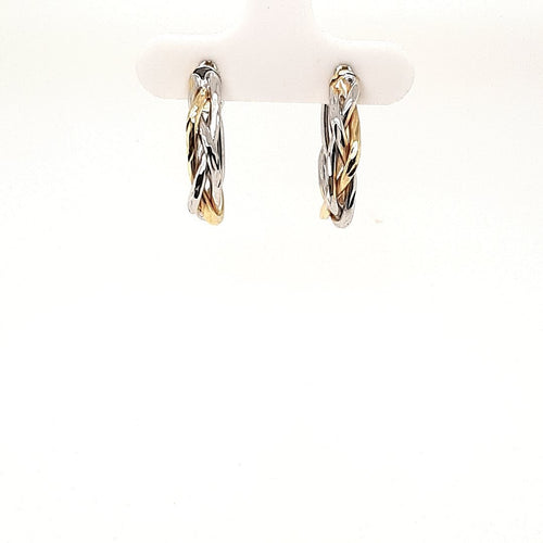 Bella Braided Hoops - Fifth Avenue Jewellers