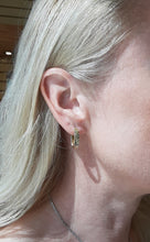 Load image into Gallery viewer, Bella Diamond Cut Gold Hoops - Fifth Avenue Jewellers
