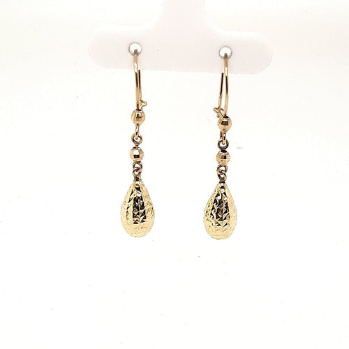 Bella Diamond Cut Pear Shaped Drop Earrings - Fifth Avenue Jewellers