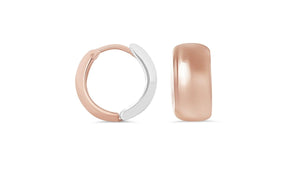 Bella Reversible Huggie Earrings In 10K Gold - Fifth Avenue Jewellers