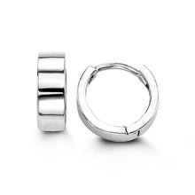 Load image into Gallery viewer, Bella Sterling Silver Huggie Earrings - Fifth Avenue Jewellers
