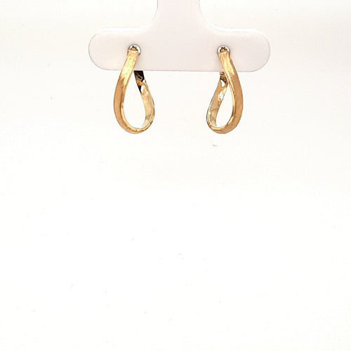 Bella Velvet Texture Hoops - Fifth Avenue Jewellers