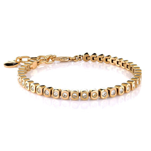 Bezel Set Swarovski Crystal Tennis Bracelet - Fifth Avenue Jewellers