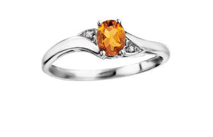 Birthstone & Diamond Ring - Fifth Avenue Jewellers