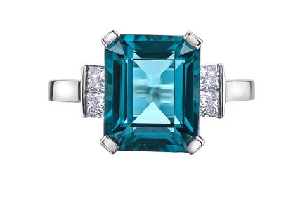 Blue Topaz Cocktail Ring - Fifth Avenue Jewellers