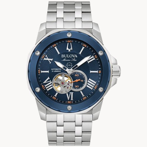 Bulova Men's Marine Star Automatic Watch 98A302 - Fifth Avenue Jewellers