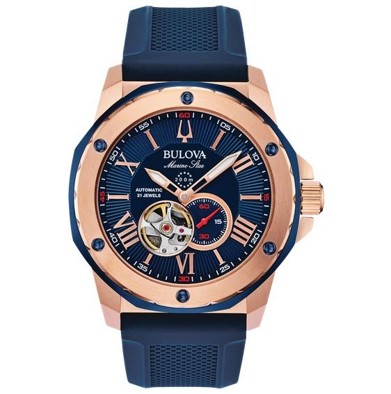 Bulova Men's Marine Star Watch 98A227 - Fifth Avenue Jewellers