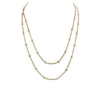 Load image into Gallery viewer, Canadian Diamond Station Necklace - Fifth Avenue Jewellers
