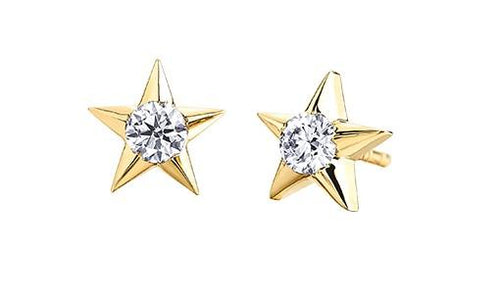 Casual Lux Large Diamond Star Earrings - Fifth Avenue Jewellers