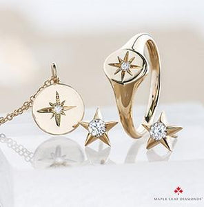 Casual Lux Large Diamond Star Earrings - Fifth Avenue Jewellers