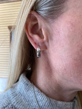 Load image into Gallery viewer, Chunky White Gold Hoops - Fifth Avenue Jewellers
